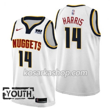 Dres Denver Nuggets Gary Harris 14 2018-2019 Nike Bijela Swingman - Dječji